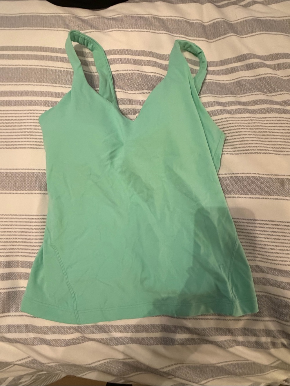 lululemon athletica Mint Green V-Neck Tank